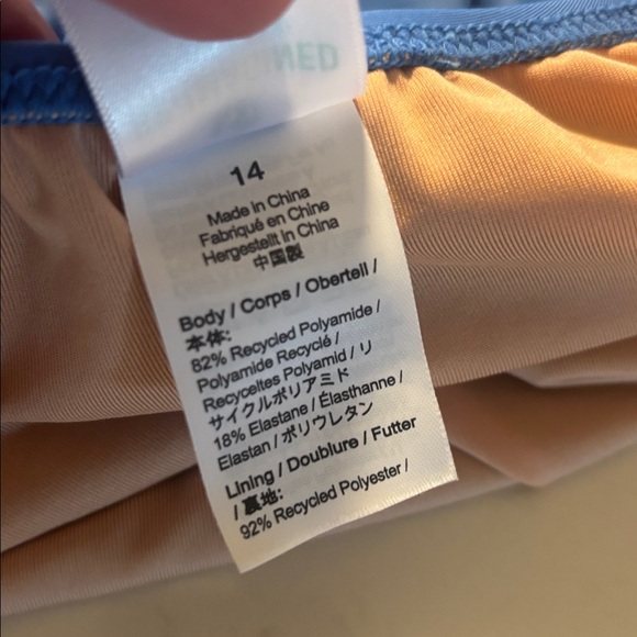 JCrew size 14 Ruched Bathing suit - Picture 6 of 6